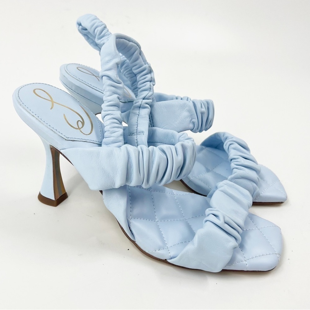 ✅ Sam Edelman Marlena IN RIVERIA BLUE SIZE 7.5‎ SPRING SUMMER HEEL EASTER - Picture 2 of 12